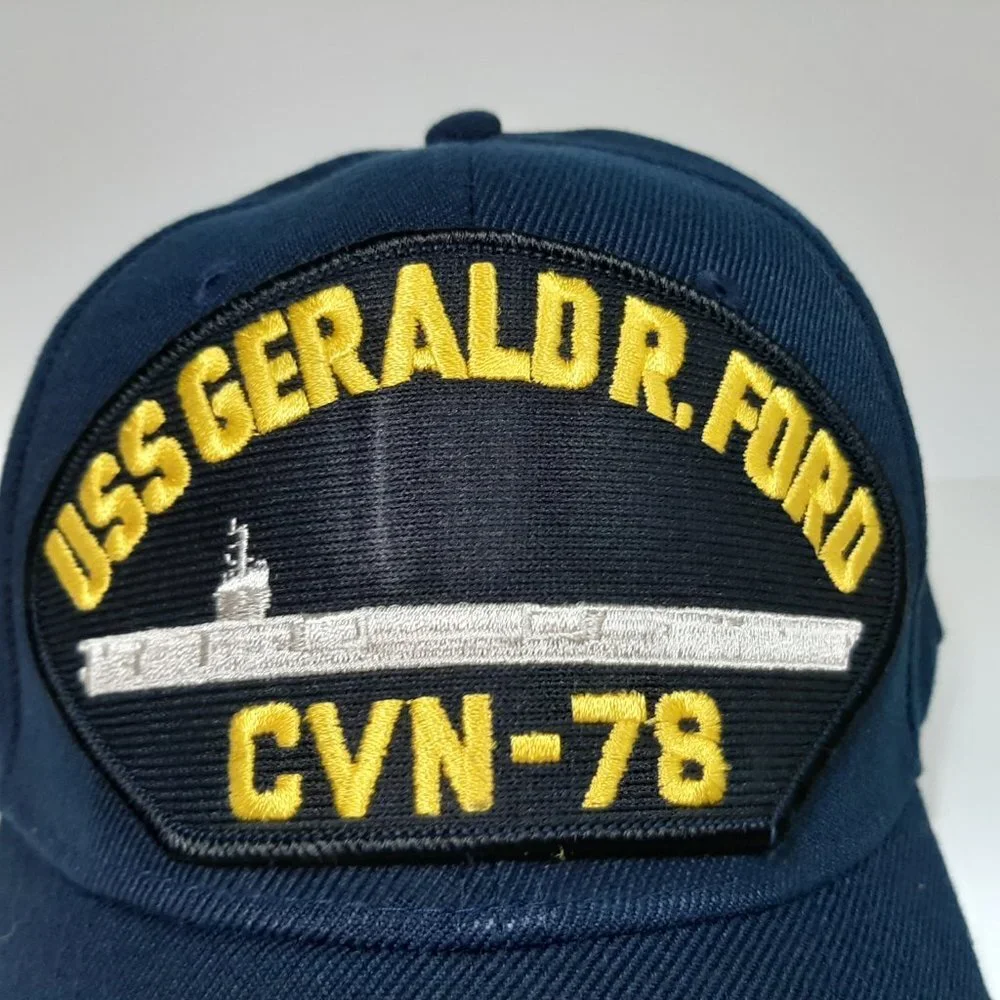 U.S. Navy USS Gerald R Ford CVN-78 Men's Cap Hat N